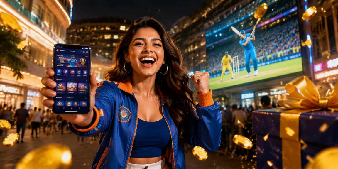 Cheering cricket fans during IPL event